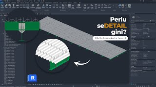 Tutorial Revit Jembatan Rangka Baja part 4 | Pemodelan steel deck dan plat lantai beton jembatan