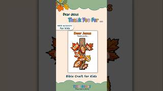 Christian Thankful Cross Craft | Thanksgiving Gratitude Activity for Sunday School & Homeschool