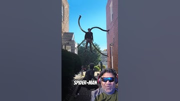 Spider-Man and Doctor octopus #vfx #marvel #spiderman #cosplay #halloween #shotrs @JoshVFX