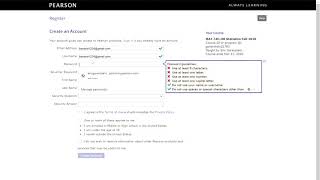 Instructions for Creating a MyMathLab Account
