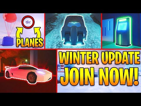 JAILBREAK NEW UPDATE IS HERE! FREE CODES, PLANES, BATMOBILE, LEVELS | Roblox Jailbreak Winter Update - JAILBREAK NEW UPDATE IS HERE! FREE CODES, PLANES, BATMOBILE, LEVELS | Roblox Jailbreak Winter Update