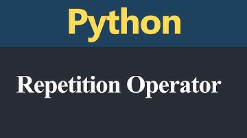 Repetition Operator in Python (Hindi)