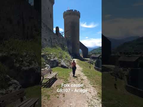 Foix castle, France #travel #gr107 #camidelsbonshomes