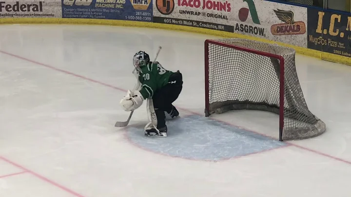 EGF PWB1 vs Crookston Goalie Highlights
