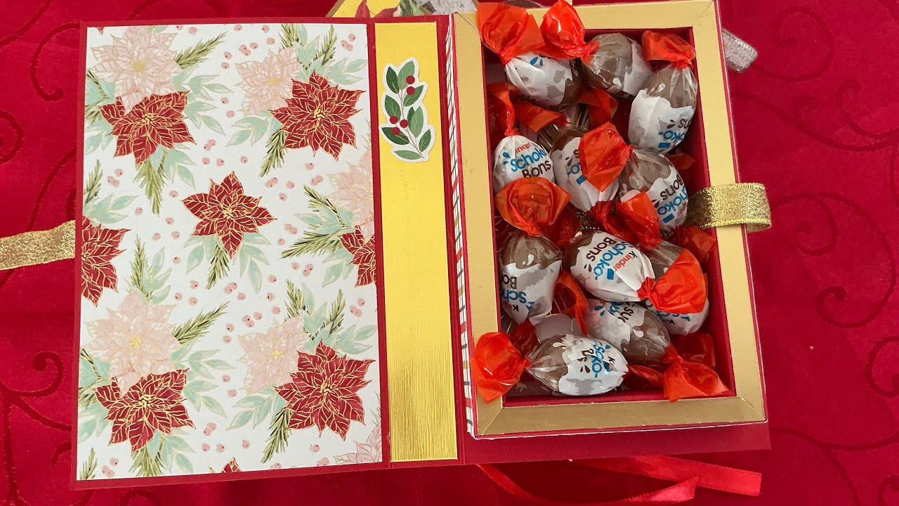 10 octobre 2025 Tuto  Boîte livre pour offrir des chocolats