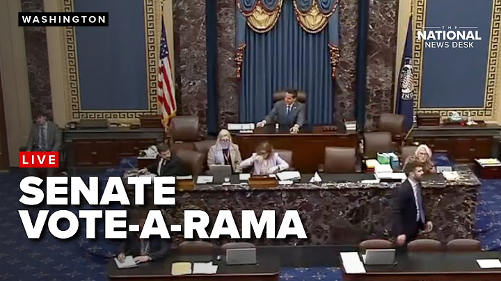 Senate “vote-a-rama" ahead of voting on Trump’s big, beautiful bill