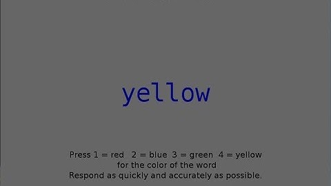 PEBL Stroop Task (color-stroop)