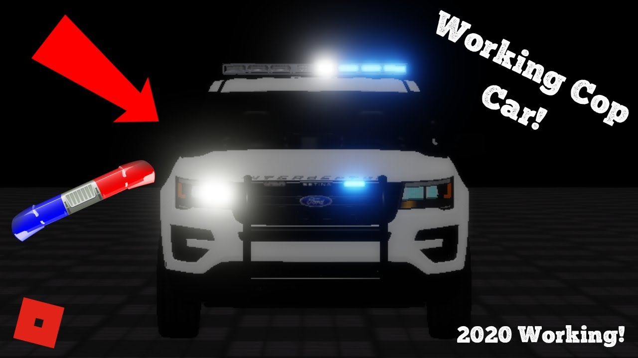 Tutorial 2020 How To Make A Police Car In Roblox Studio Updated Youtube - police gui car roblox