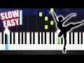 Tchaikovsky - Swan Lake Theme - SLOW EASY Piano Tutorial by PlutaX