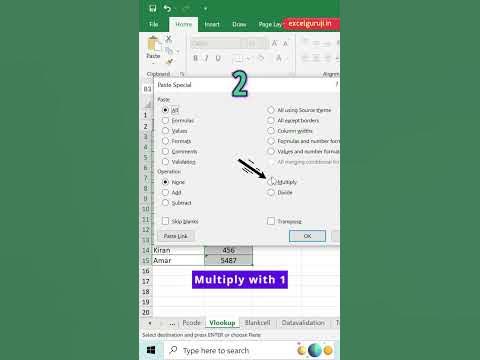 6 ways to convert numbers stored as text in excel #shorts - YouTube