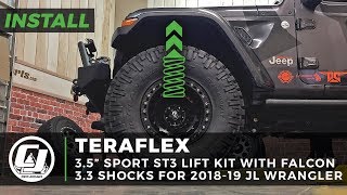 Jeep JL Wrangler Install: TeraFlex 3-1/2 inch Sport ST3 Suspension Lift Kit