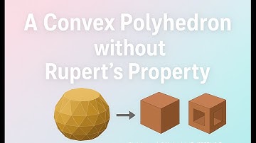 A Convex Polyhedron without Rupert’s Property | A New Discovery in Geometry