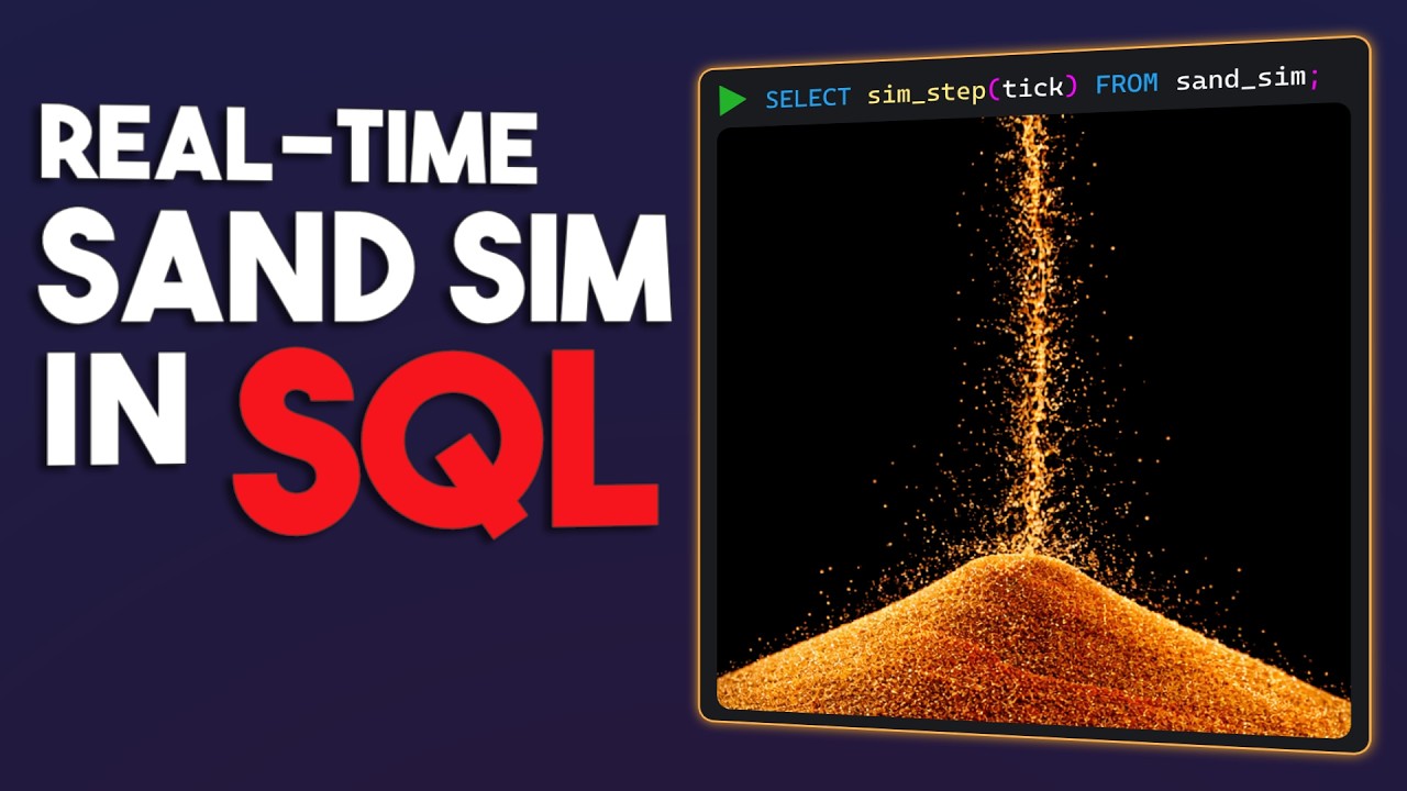 I Made Real-Time Sand Simulation in SQL - YouTube