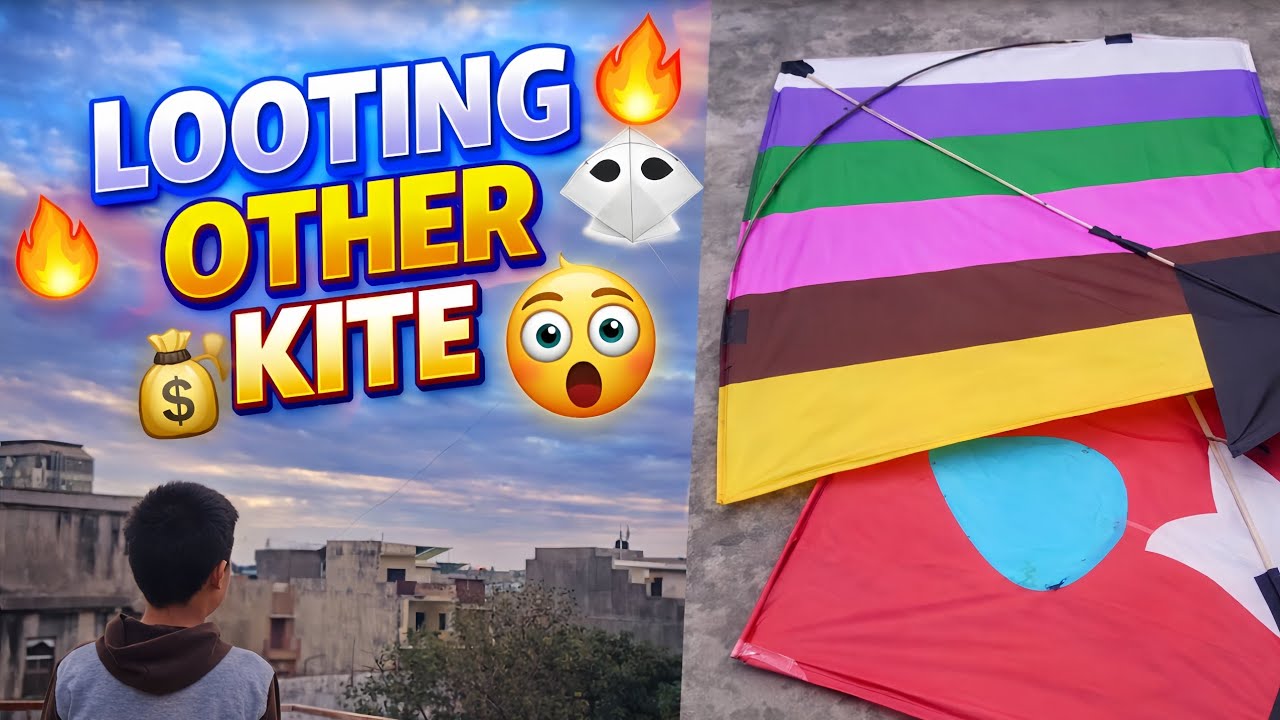 LOOTING OTHER KITE 💀• KITE LOOTING VLOG 😱 