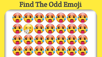 Memory Test || Find The Odd Emoji Out || Emoji Puzzle Quiz 🤯 || #quiztime #part16