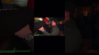 Rampage Jackson Scolds Bar Patron For Apparently Pushing His Cameraman During His Live Stream.
