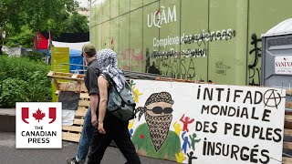 Protesters to leave pro-Palestinian encampment at UQAM
