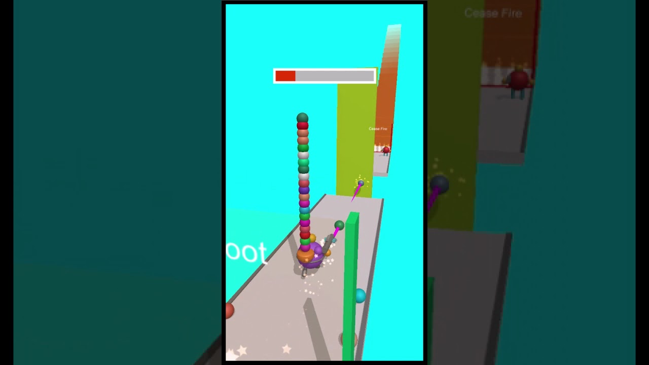 Ball Run Shooter 3D - HyperCasual Template, video preview 4