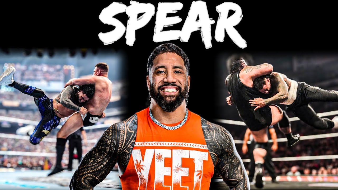 WWE Jey Uso Spear Compilation 2024-2025