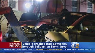 Vehicle Crashes Into Sewickley Boro Building