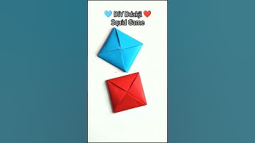 Ddakji DIY Squid Game | Squid GAME Ddakji DIY #squidgame #ddakji #diy #shorts