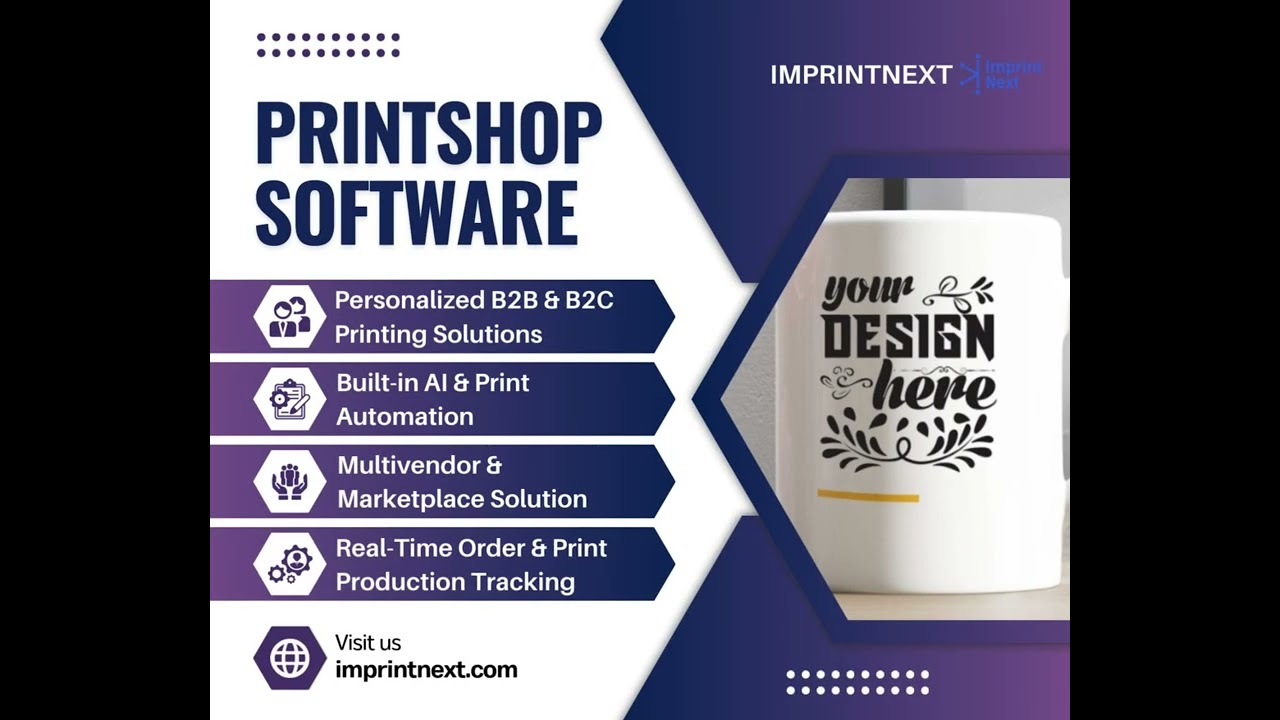 Print Shop Software | Product Decoration Industry | Ecommerce Integration | ImprintNext Web2Print