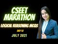 CSEET Logical Reasoning MCQ Marathon | DAY 10 | CS Ishika Agrawal