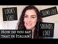 LEARN ITALIAN: How to Say &quot;Seems Like&quot;, &quot;Sounds Like&quot;, and &quot;Looks Like&quot;