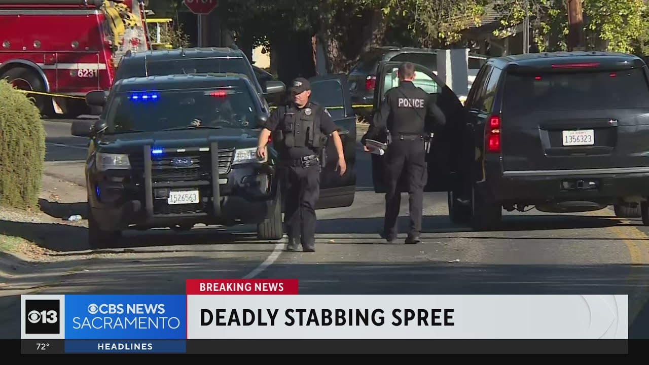 Suspect in deadly Ione stabbing spree was on parole for murder - YouTube