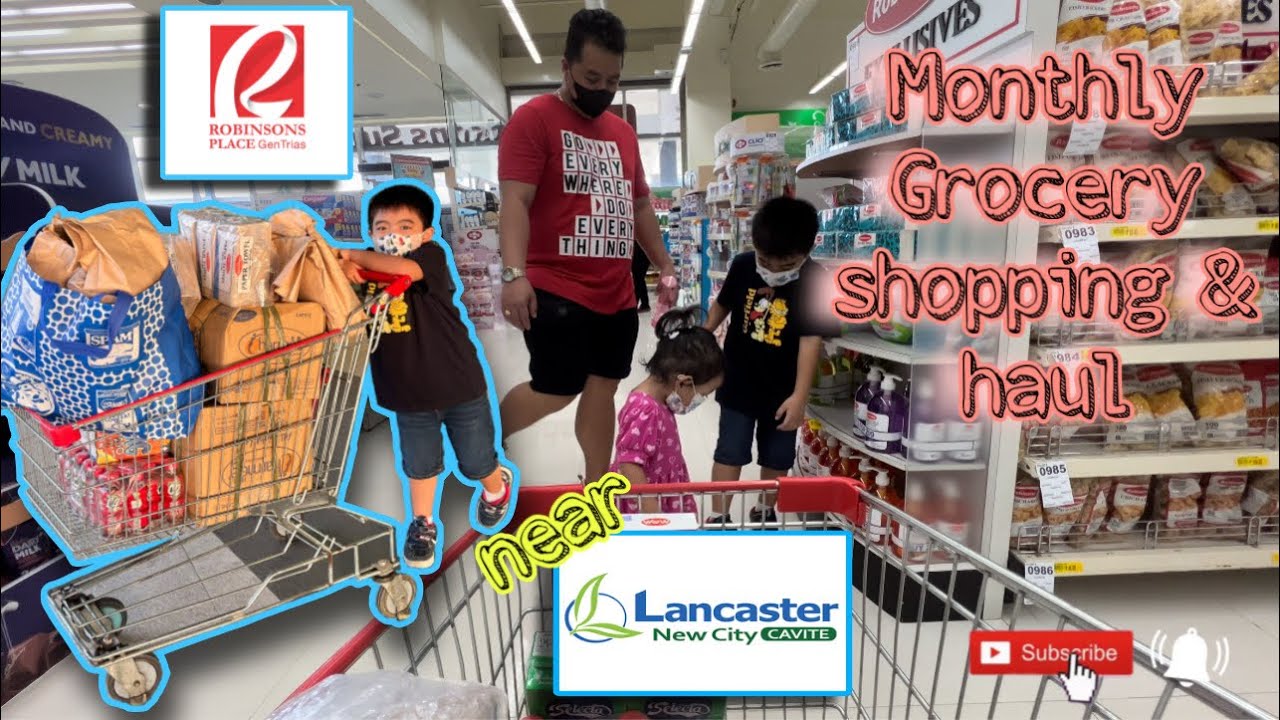 MONTHLY GROCERY SHOPPING AT ROBINSONS GENERAL TRIAS / GROCERY HAUL