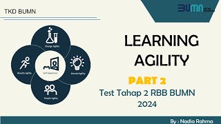 Bentuk Soal Learning Agility RBB BUMN 2024 Part 2 (Soal agreement dan disagreement)