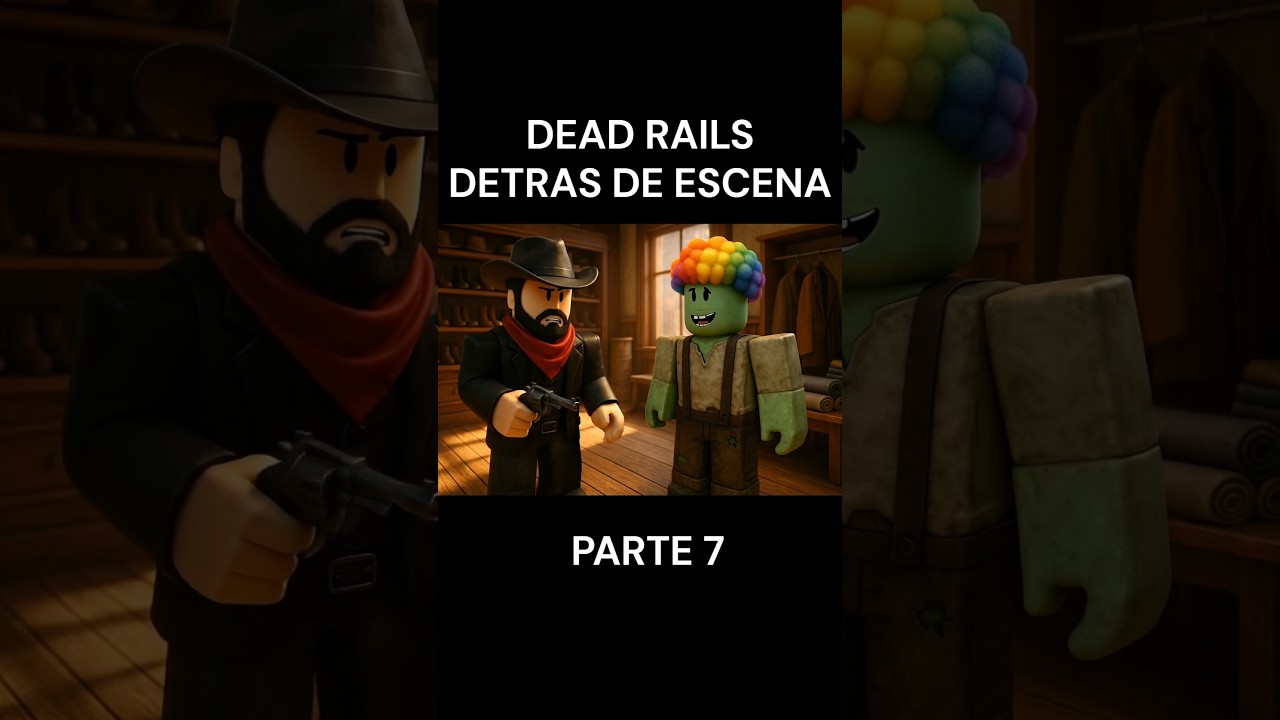 DEAD RAILS DETRAS DE ESCENA PARTE 7 #roblox #deadrails