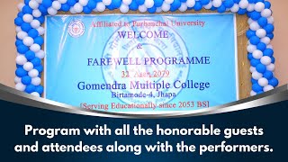GM College - 2079: Welcome and Farewell Program