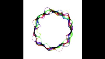 Rings. Draw by openFrameworks