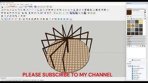 HOW TO MAKE PERGOLA IN SKETCHUP I TheSketchUpStudio I