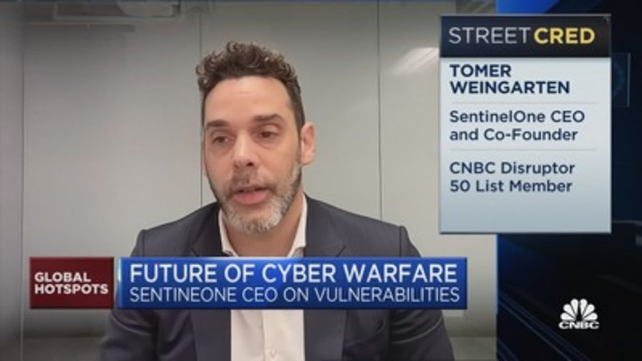 ⁣SentinelOne CEO Tomer Weingarten on global threats to cybersecurity