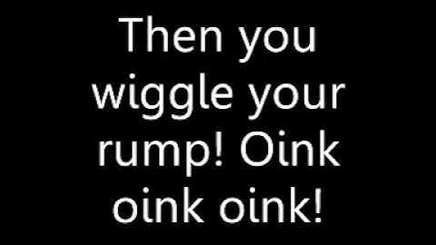 MLP FiM Season 2 Episode 13 Piggy Dance with Lyrics