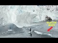 The most wild  weird novelty waves in history glacier surfing tanker waves  more
