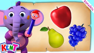 Kent Kent el Elefante | Lápiz mágico ✏️ Educational Videos For Kids | Aprender frutas