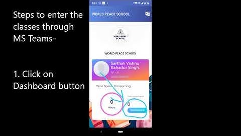 Student guidance for Join online class in MCB