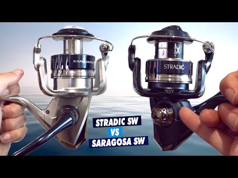 Shimano Stradic SW vs Saragosa SW unbox review test 2021