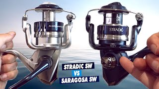 Shimano Stradic SW vs Saragosa SW unbox review test 2021