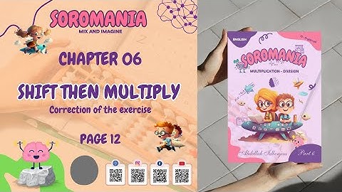 SOROBAN - Learn japanese abacus with SOROMANIA - Part 6 - Chapter 6: shift then multiply - exercise