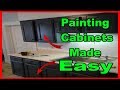 Painting kitchen cabinets for beginners- Brush and Roll