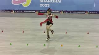 2023 WORLD CHAMPIONSHIPS SHANGHAI CLASSIC SLALOM Final (JRW) 2nd KUANG NINGXIN(CHN)