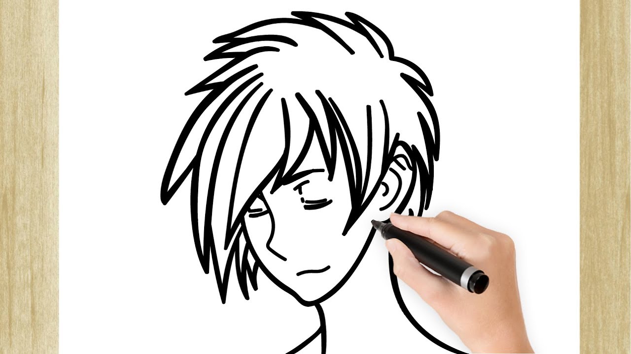 Como Dibujar Un Chico De Anime Super FÁcil Youtube