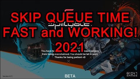How To Skip SPLITGATE Queue Time - (Working 2021)(REAL)