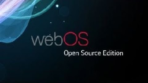 WebOS Open Source Edition running on x86 PC with QEMU