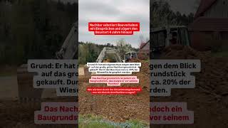HORRORNACHBARN! 😱 #baustelle #bau #excavator #construction #nachbar #bagger #baggern #takeuchi