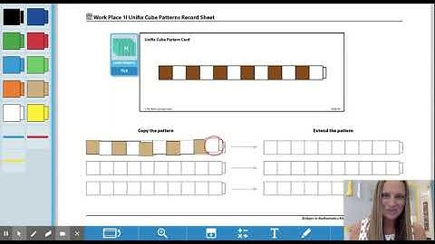 Unifix Cube Patterns 2